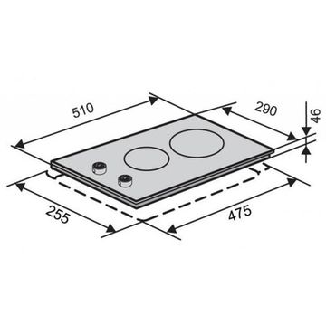 Варильна поверхня електрична Domino VENTOLUX VB 62