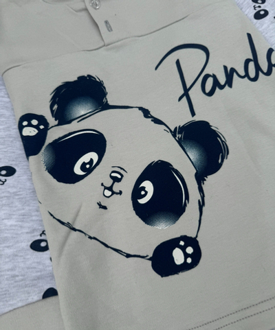 Костюм для дому або сну (піжама) "Панда", інтерлок ТМ “UA”