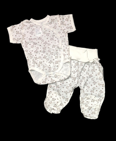 Комплект 2в1: боді-футболка, повзунки "Принт", кулір ТМ “UA”