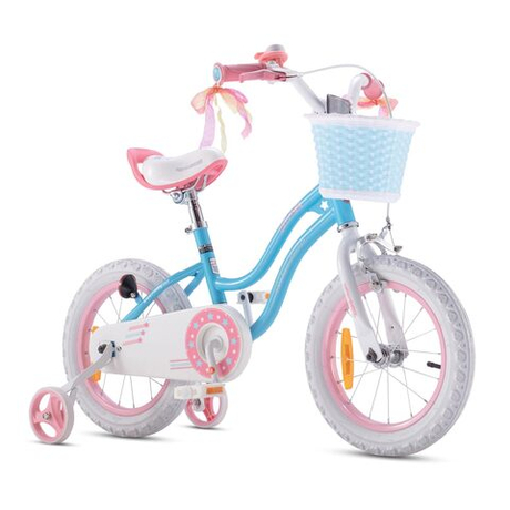Дитячий двоколісний велосипед для дівчинки Royal Baby Stargirl 16 дюймів RB16G-1 з кошиком