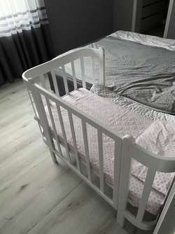 Детская кроватка трансформер Ingvart Nika 5 в 1 70 Slim