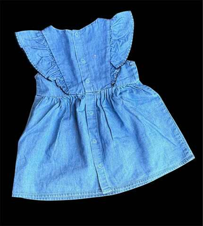 Костюм 2в1: сукня, блумери, денім ТМ "Kiabi" (68 см)