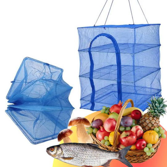 Cітка для сушіння овочів та фруктів, риби Stenson 7500 50х50х75 см