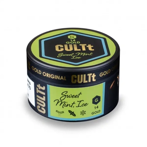 Табак CULTt Gold G14 Sweet Mint Ice (Культ Сладкая Мята Лед) 100г