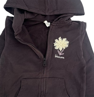 Кофта з капюшоном "Bloosom", двунитка "Cool club" (116 см)