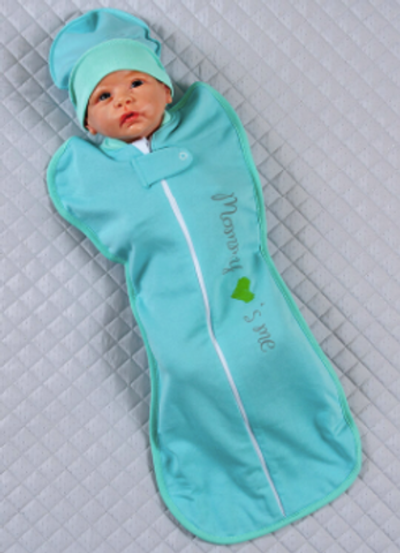 Пелюшка-кокон (Європелюшка) "Love me" + шапочка, футер "Lari"