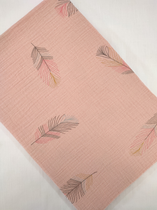 Пеленка муслиновая жатая двухслойная