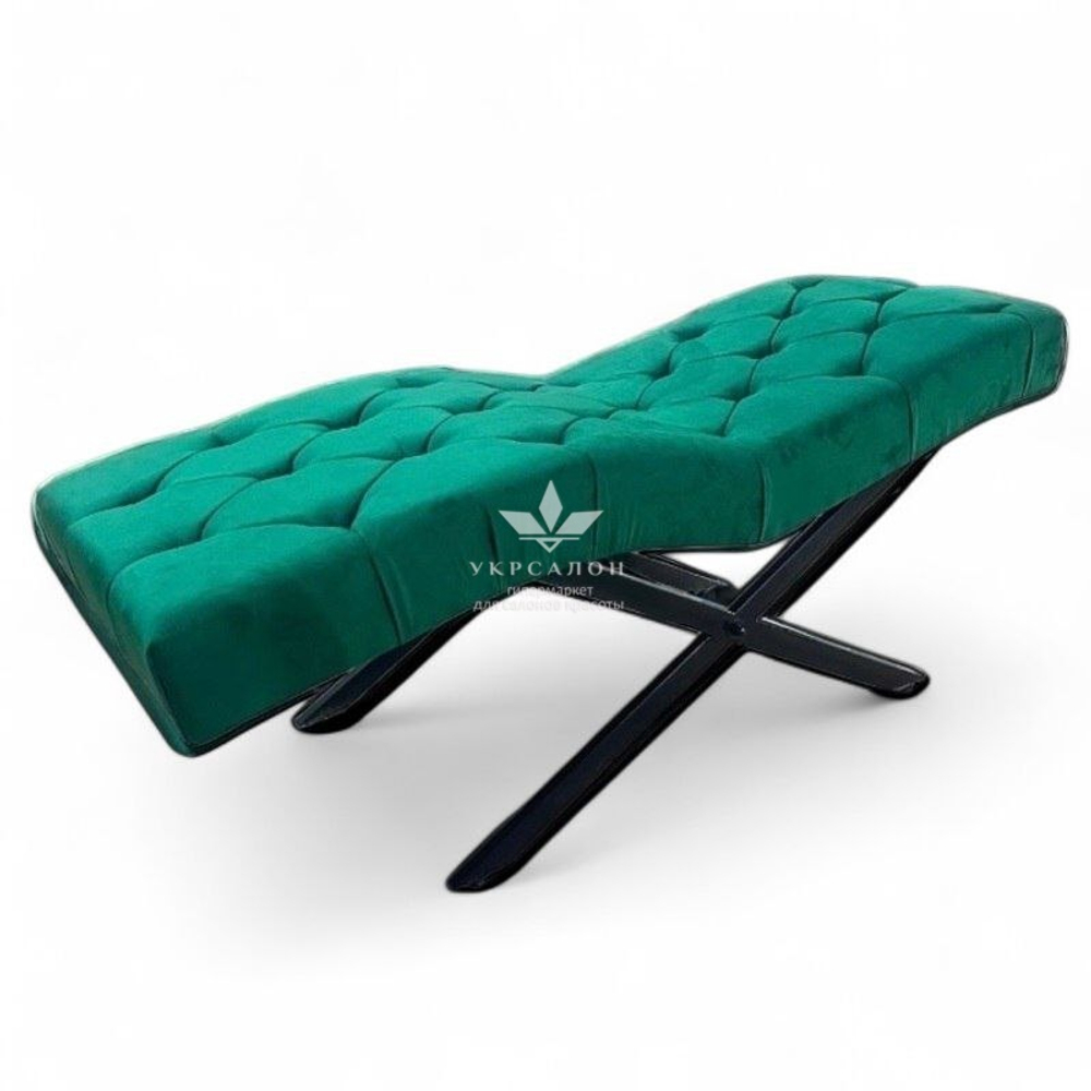 Анатомическая кушетка Mark 444-06 с пуговицами для лашмейкеров и бровистов