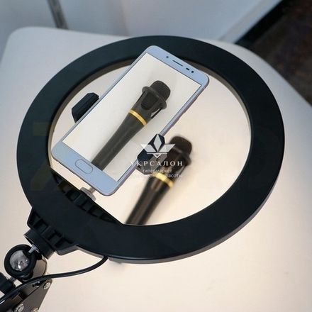 Кільцева настільна світлодіодна лампа LED з регулюванням світла X-LED-10