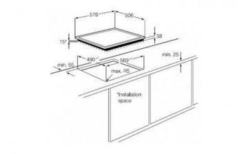 Варильна поверхня електрична Zanussi CPZ6466KX