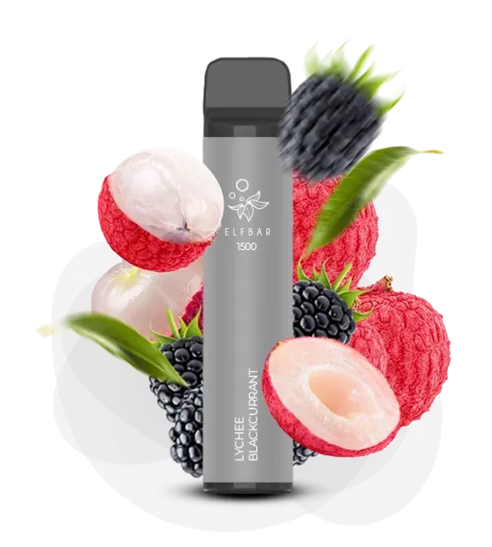 Elf Bar 1500P - Lychee Blackcurrant (5% nic)