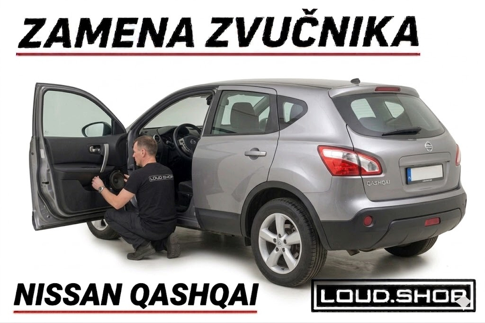Komplet Zvučnika za Nissan Qashqai