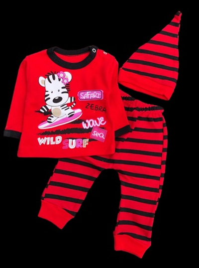 Костюм 3в1: світшот, штани, шапочка, бавовна, двунитка з начосом