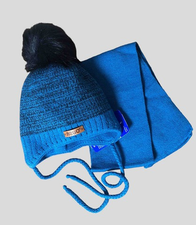 Шапочка із шарфом "Kenzo", акрил, вовна ТМ "Agbo" (р. 44-46)