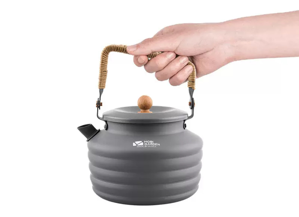 Чайник походный черный матовый