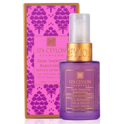 Антивікова сироватка день-ніч для сухої та чутливої шкіри Бакучіол 30 мл, SPA Ceylon