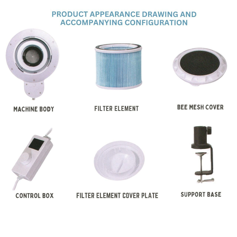 Профессиональная педикюрная вытяжка с подсветкой Global