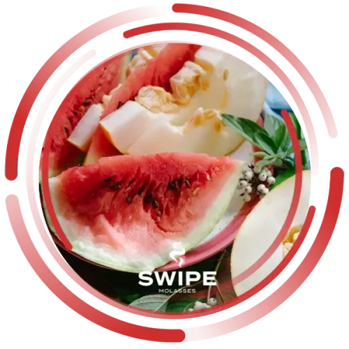 Безтютюнова суміш Swipe Melon Watermelon (Свайп Диня Кавун) 50г