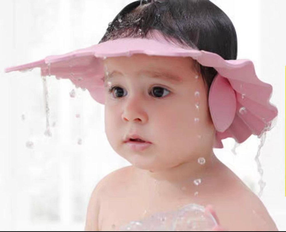 Детский козырек для мытья головы (синий)