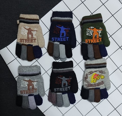 Рукавички (перчатки) "Street", вовна (4-6 років)