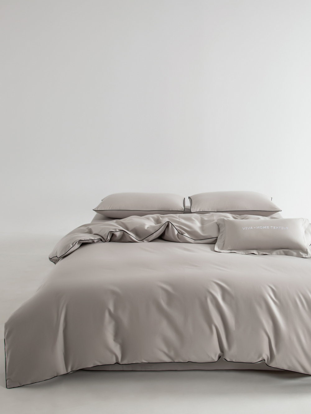Комплект постельного белья Однотонный Сатин Элитный OCE002