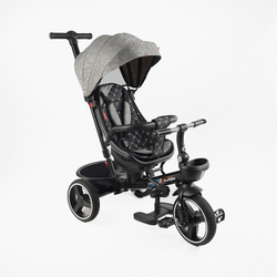 Дитячий триколісний велосипед Best Trike Oscar 6390 PU, складне кермо, з батьківською ручкою