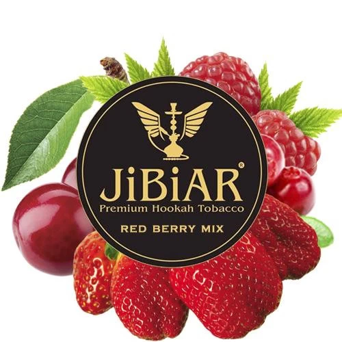Табак Jibiar Redberry Mix (Джибиар Вишня Клубника Клюква Красная Смородина Малина) 100g (срок годности истек)