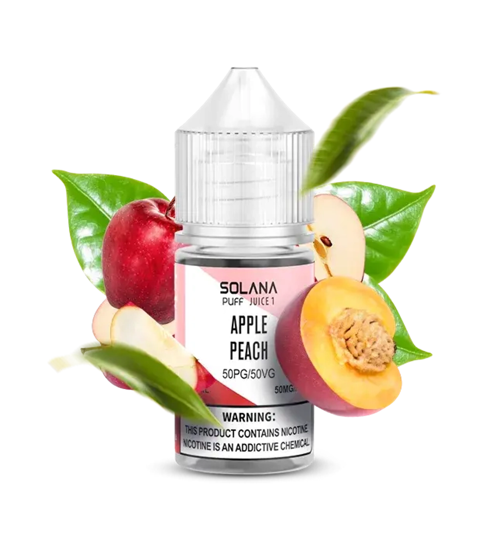 Солевая Жидкость Solana Apple Peach (Солана Яблоко Персик) 30ml 50mg