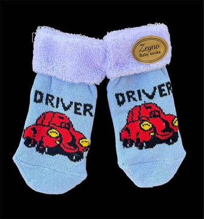 Шкарпетки "Driver", махра ТМ "Zeyno" (0-6 міс)