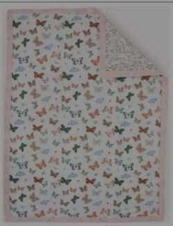 Детское одеяло бабочки