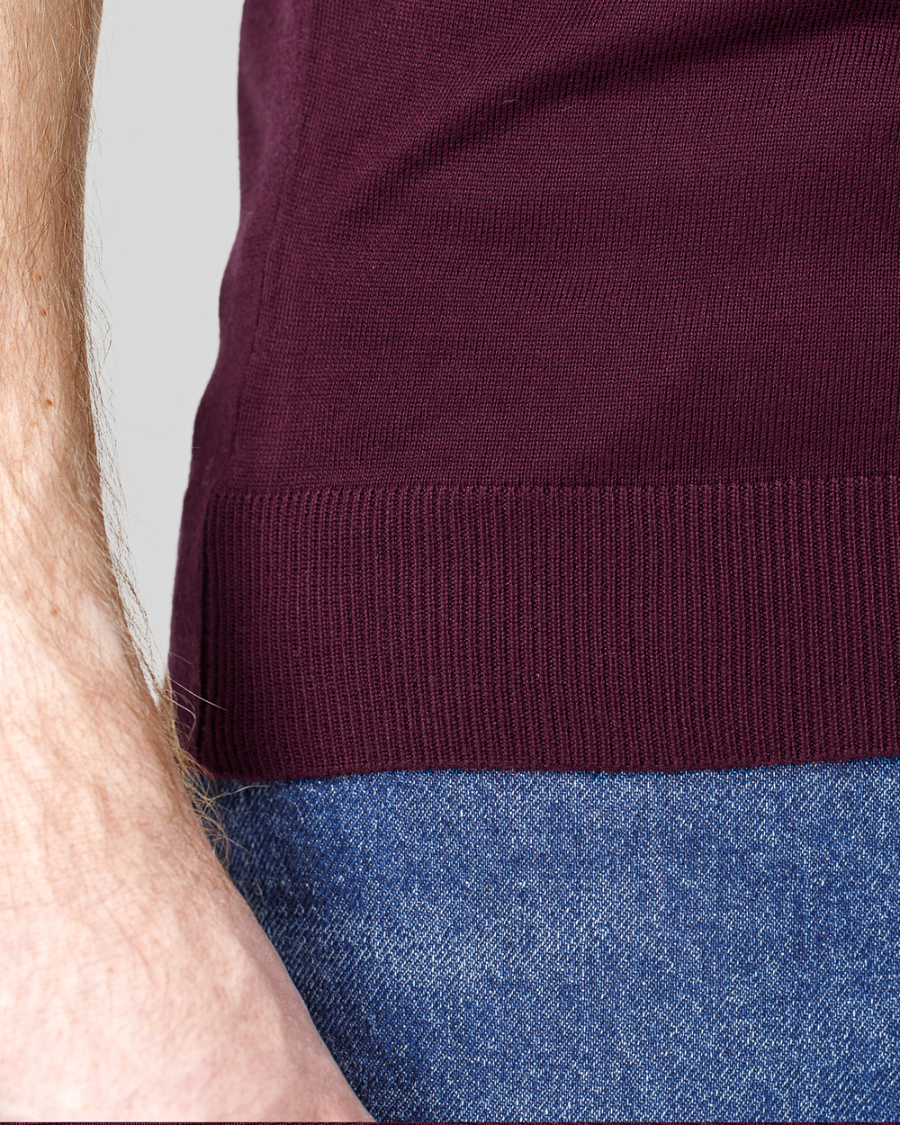 Футболка чоловіча на блискавці бордова (арт. 7462300206)