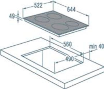 Варильна поверхня електрична GORENJE GIT67B