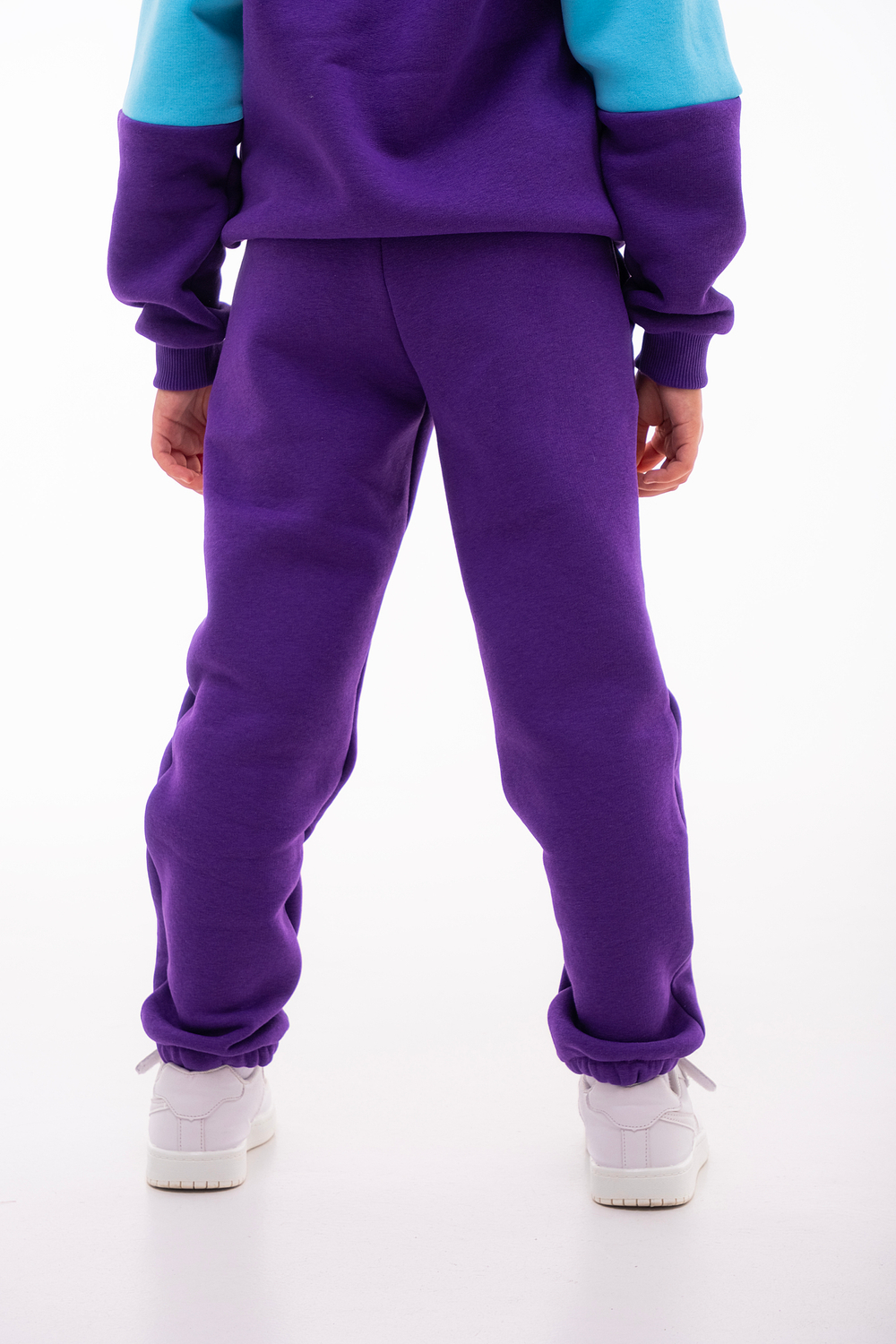 Дитячий спортивний утеплений костюм Kindamor Warm Beauty Purple для дівчинки, фліс фіолетовий