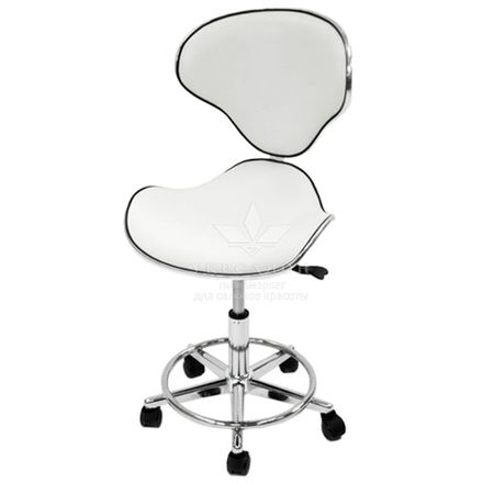 Стульчик мастера со спинкой 0851