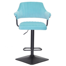 Стільчик для візажу Jef Black quadro Velor