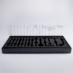 Набор электродов для дарсонвалей Darsonval (17 шт) с коробкой-пьедесталом