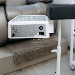 Педикюрная вытяжка Panther Air Max біла silver