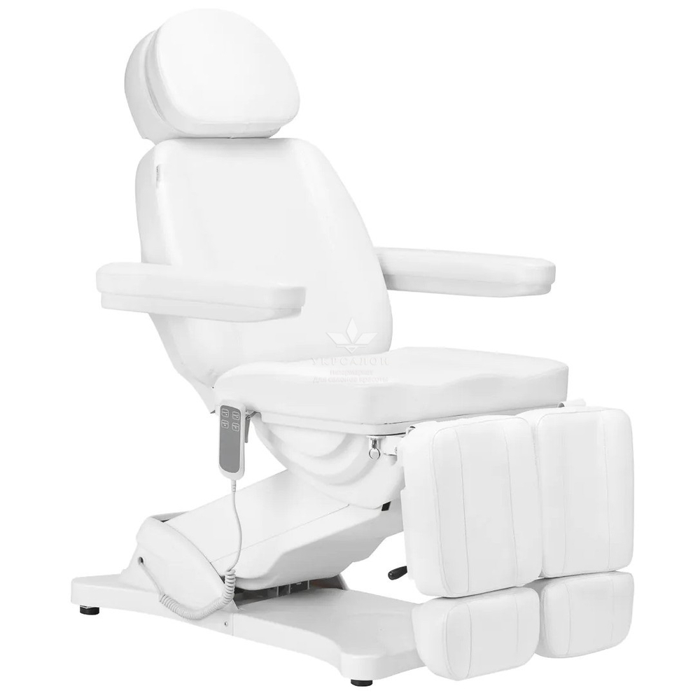Кресло педикюрно-косметологическое Sillon Classik (2 мотора), белое