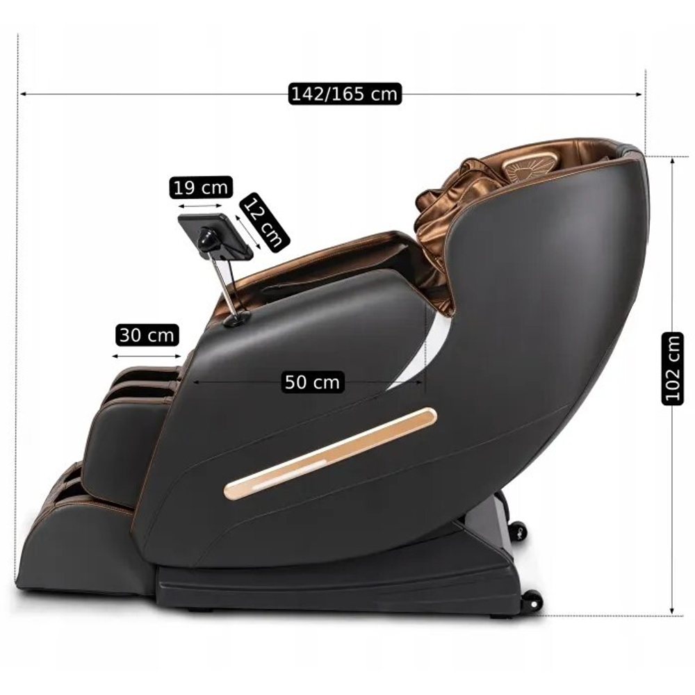 Масажне крісло Maxvel, бронзове