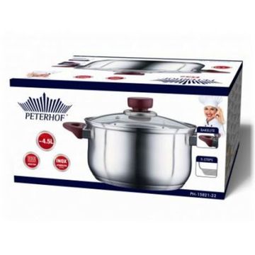 Каструля Peterhof PH 15821-22 22 см. 4,5 л.