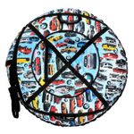 Надувные санки-ватрушки  для катания с горки "BMW" диаметр 100 см. (Оксфорд, ПВХ)