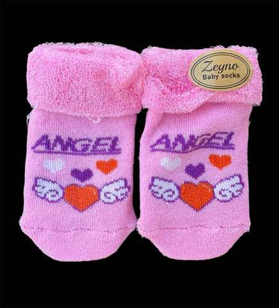 Шкарпетки "Angel", махра ТМ "Zeyno" (0-6 міс)