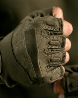 Рукавички тактичні без пальців хакі (арт. 9062200201)