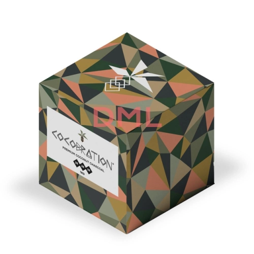 Кокосове вугілля для кальяну Cocobration (Кокобрейшн) 1кг 64шт 26х26