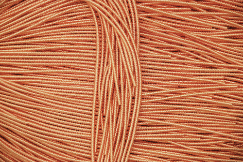 Фигурная канитель "Бамбук"  персиковый 2,1мм