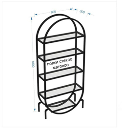 Вітрина для салону краси Естетика