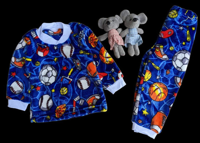 Костюм для дому та сну (піжама): реглан, штани, набивна махра ТМ "Ua"