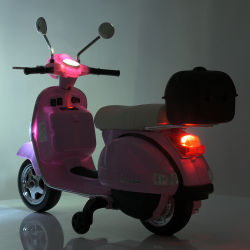 Дитячий електромотоцикл 2 колісний ретро VESPA PX 150 M 4939EL