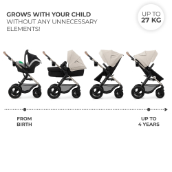 Универсальная коляска 3 в 1 Kinderkraft Moov 2 Air