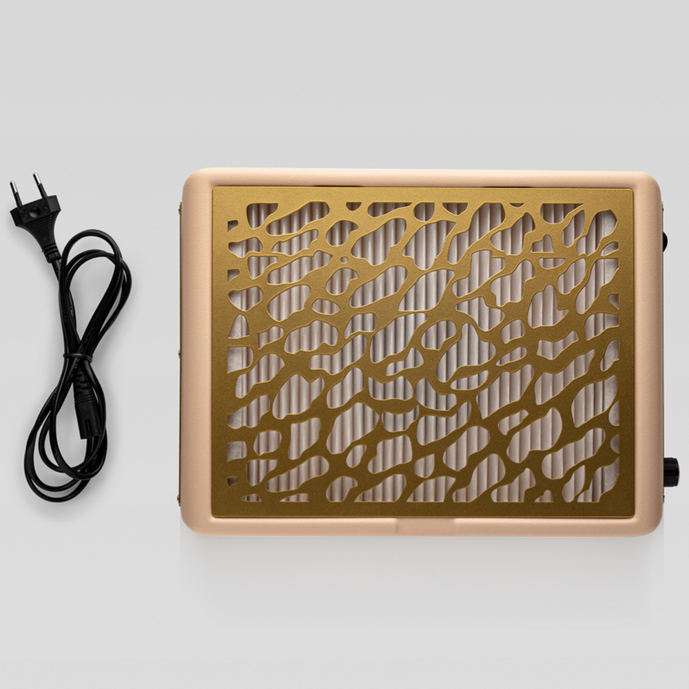 Настольная вытяжка с фильтром Air Max Panther бежевая gold